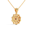 Darsi Moissanite Pendant and Earrings Set - Shinez By Baxi Jewellers