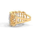 Shivaya Silver Ring for Women | 22KT Gold Vermeil - Shinez By Baxi Jewellers