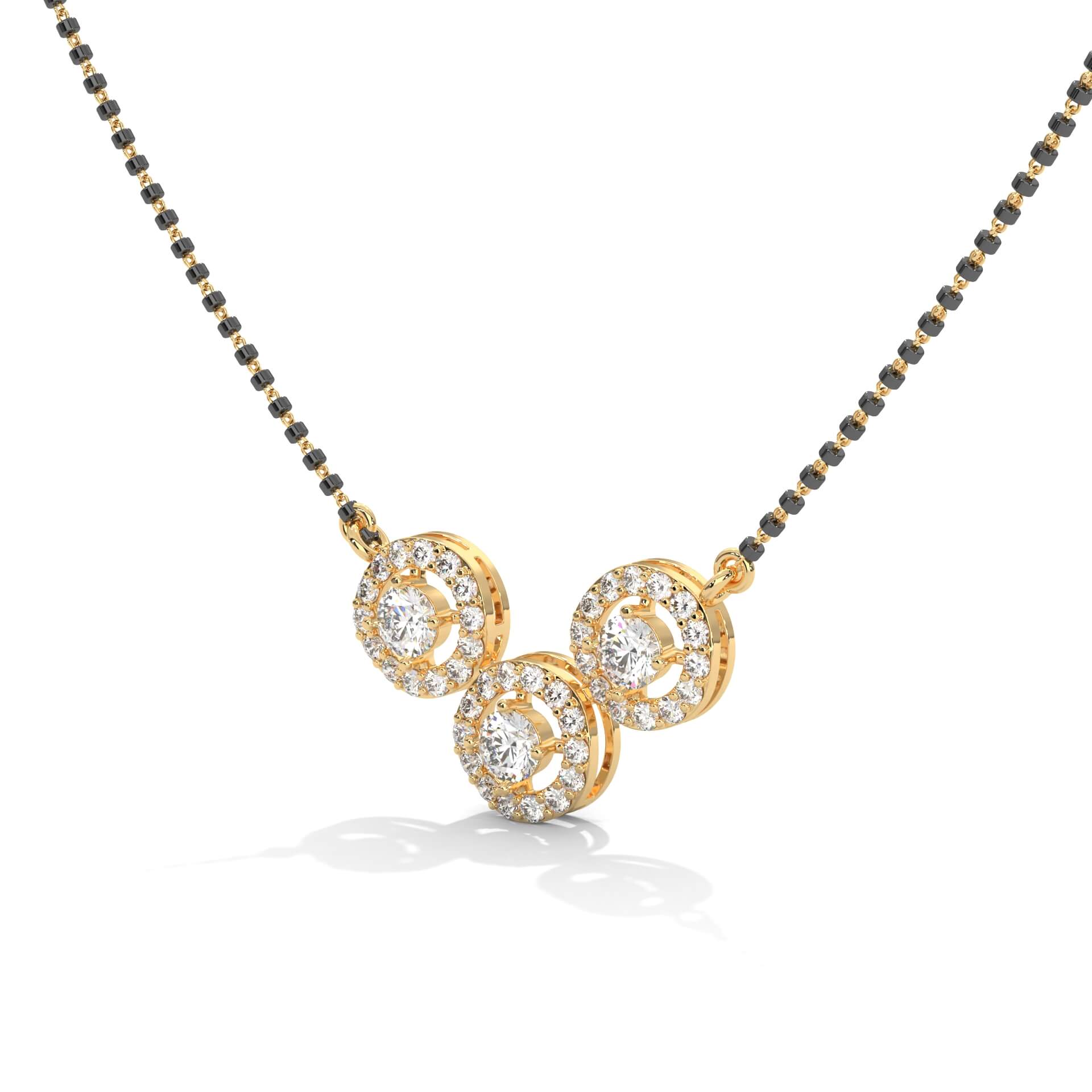 Femina Silver Mangalsutra | 22KT Gold Vermeil - Shinez By Baxi Jewellers