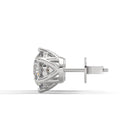 Fana 2 Carat Each Solitaire Studs | 22KT Gold Vermeil - Shinez By Baxi Jewellers