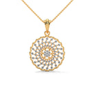 Noir Moissanite Pendant and Earrings Set - Shinez By Baxi Jewellers