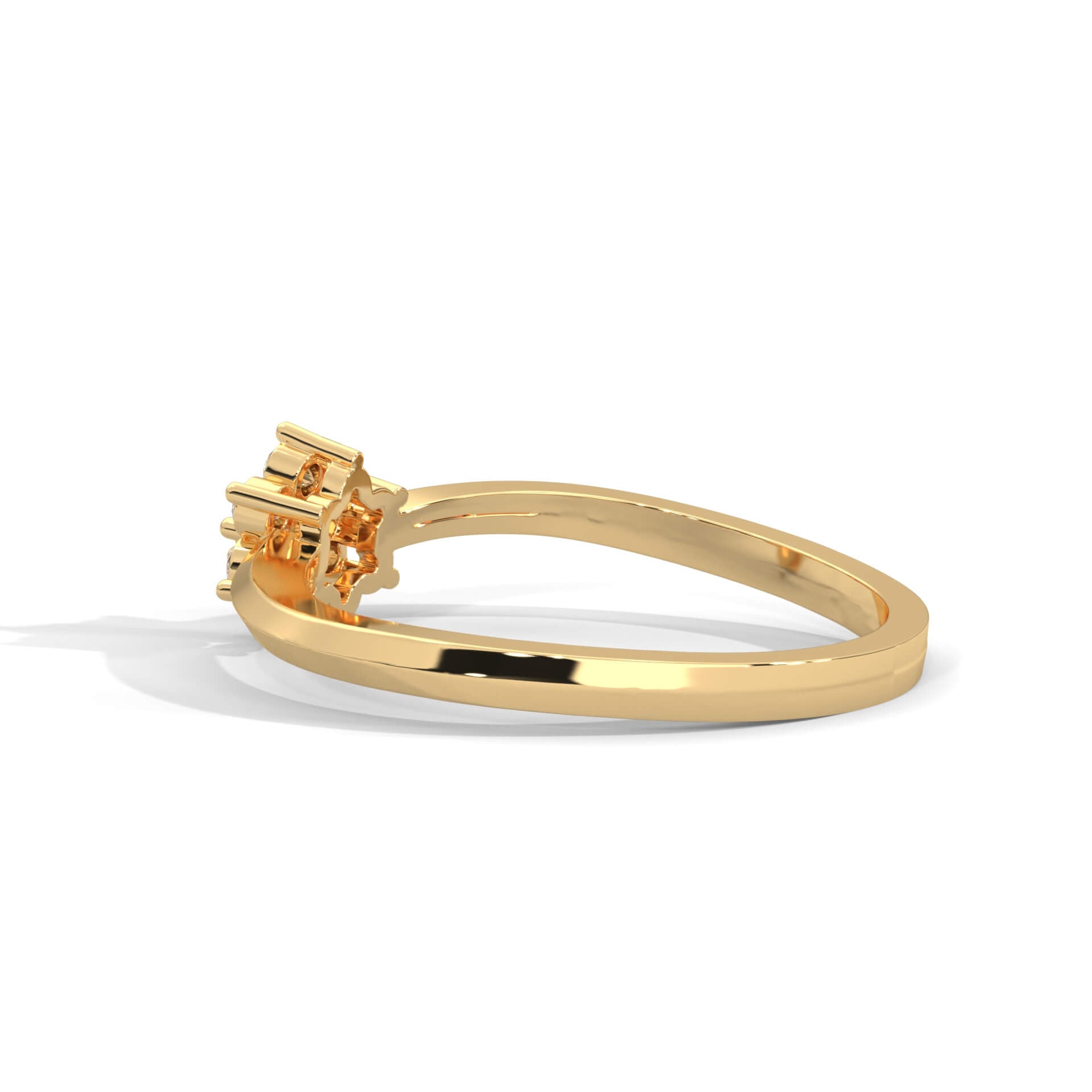 Rosalina Daily Wear Silver Ring for Women - Shinez By Baxi Jewellers