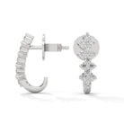 Freydis Silver Hoop Earrings for Women - Shinez By Baxi Jewellers