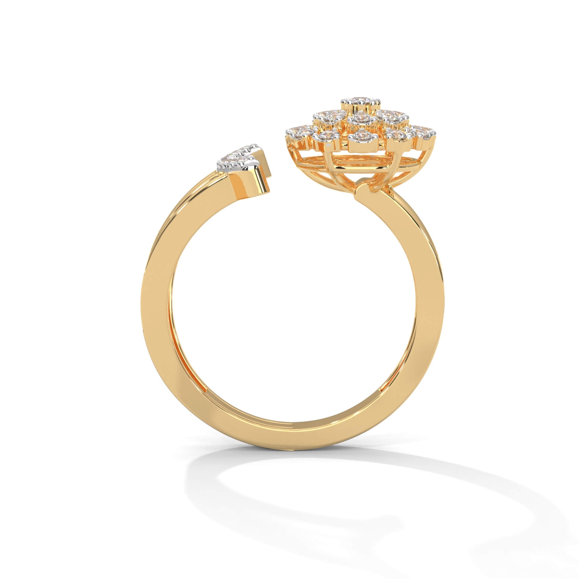 Emine Silver Fashion Ring For Women - Shinez By Baxi Jewellers