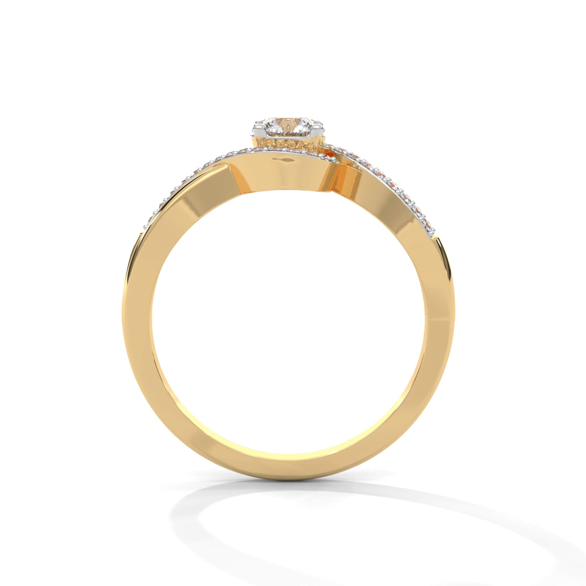 Nevana Silver Solitaire Ring For Women - Shinez By Baxi Jewellers