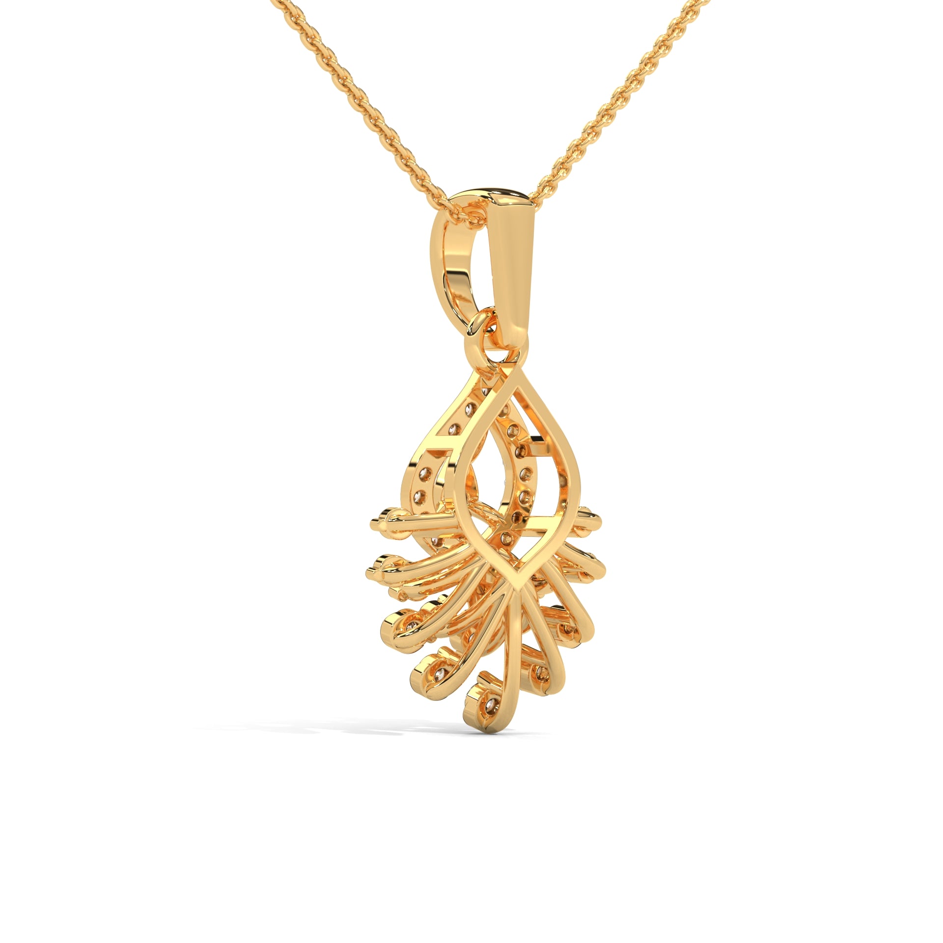 Juliet Moissanite Pendant and Earrings Set - Shinez By Baxi Jewellers