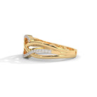 Neisha Silver Adjustable Ring | 22KT Gold Vermeil - Shinez By Baxi Jewellers