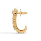 Ella Silver Hoop Earrings for Women - Shinez By Baxi Jewellers