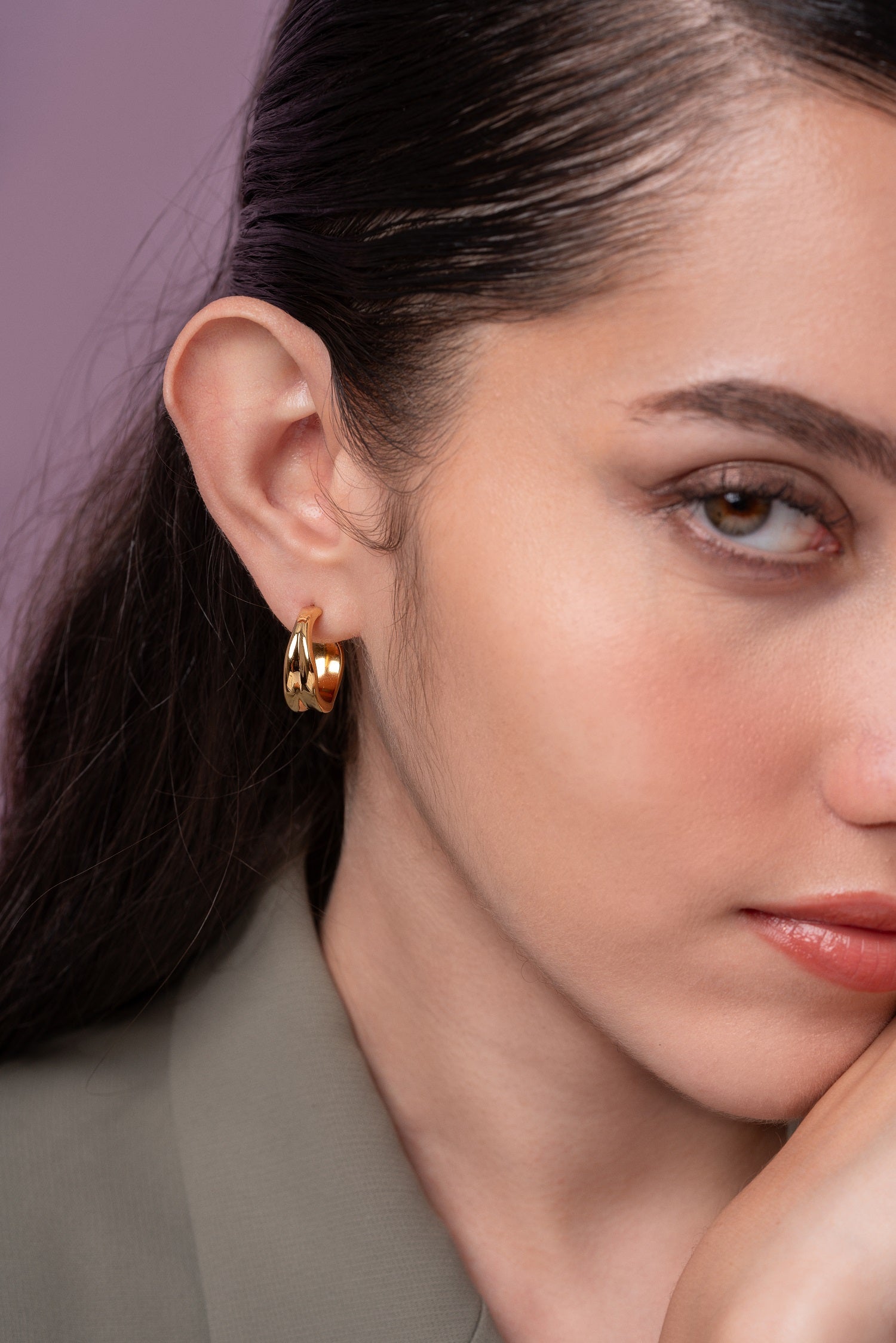 The Ariha Earring | Gold Vermeil - Shinez By Baxi Jewellers