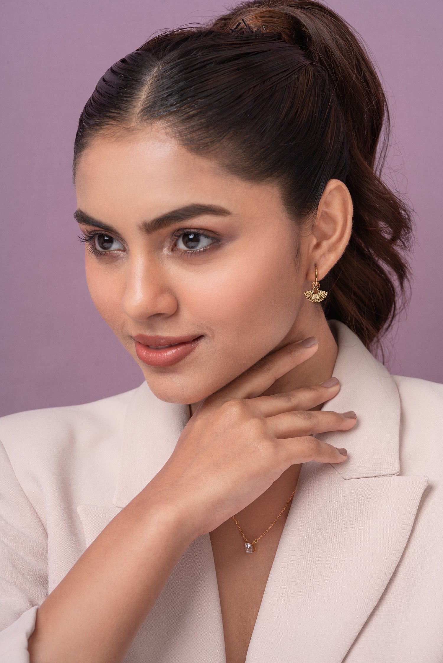 The Lora Earring | Gold Vermeil - Shinez By Baxi Jewellers