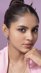 Sama Silver Hoop Earrings for Women White Gold - Shinez By Baxi Jewellers