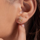 Juliet Moissanite Pendant and Earrings Set - Shinez By Baxi Jewellers