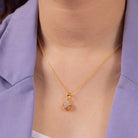 Harmony Moissanite Pendant and Earrings Set - Shinez By Baxi Jewellers