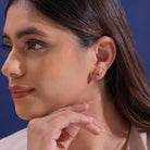 Nelia Moissanite Pendant and Earrings Set - Shinez By Baxi Jewellers