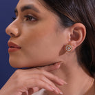 Qatara Moissanite Pendant and Earrings Set - Shinez By Baxi Jewellers