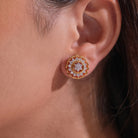 Qatara Moissanite Pendant and Earrings Set - Shinez By Baxi Jewellers