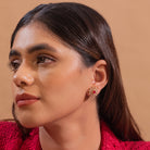 Darsi Moissanite Pendant and Earrings Set - Shinez By Baxi Jewellers