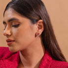 Darsi Moissanite Pendant and Earrings Set - Shinez By Baxi Jewellers