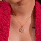 Ovita Moissanite Pendant and Earrings Set - Shinez By Baxi Jewellers