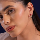 Zeri Moissanite Pendant and Earrings Set - Shinez By Baxi Jewellers