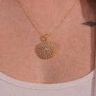 Noir Moissanite Pendant and Earrings Set - Shinez By Baxi Jewellers