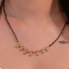 Mabel Moissanite Silver Mangalsutra for Women | 22KT Gold Vermeil - Shinez By Baxi Jewellers