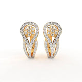 Asha Silver Hoop Earrings for Women - Shinez By Baxi Jewellers