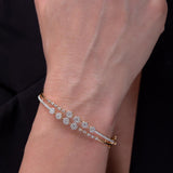 Bartha Silver Oval Bracelet for Women - Shinez By Baxi Jewellers