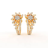 Haly Silver Hoop Earrings for Women - Shinez By Baxi Jewellers