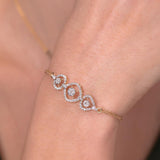 Josieh Silver Loose Bracelet for Women - Shinez By Baxi Jewellers