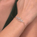 Josieh Silver Loose Bracelet for Women - Shinez By Baxi Jewellers