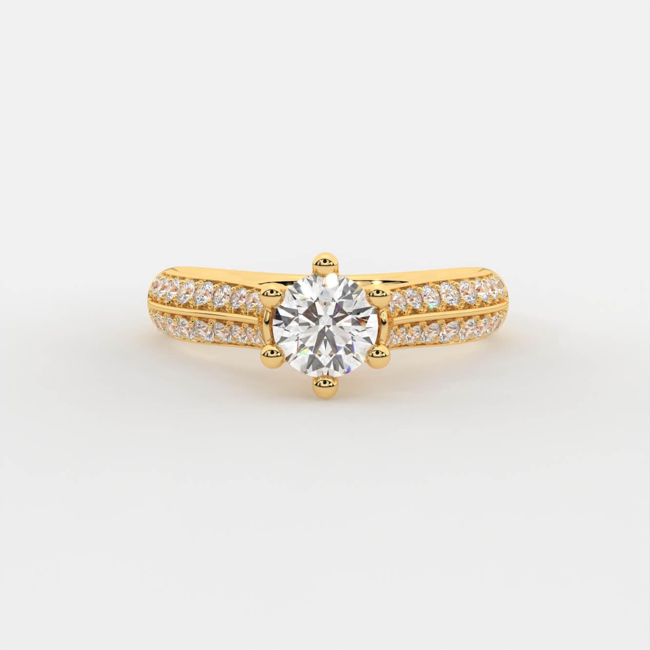 Klora Silver Solitaire Ring For Women - Shinez By Baxi Jewellers
