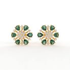 Yan Silver Stud Earrings for Women - Shinez By Baxi Jewellers